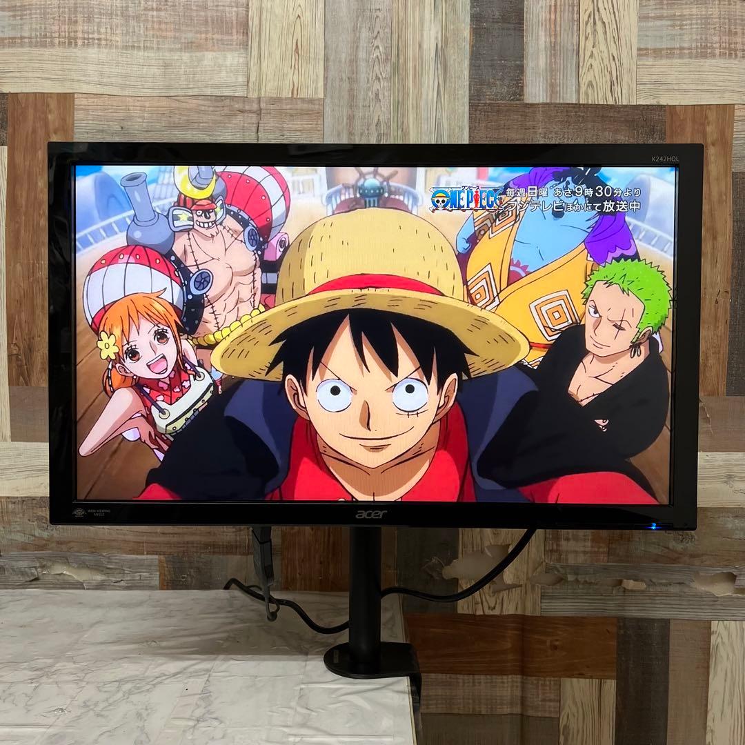 即日受渡❣️全国送料込3年前購入acerフルHD24型液晶モニターアームスタンド付