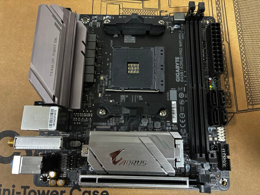 マザーボード GIGABYTE B450 I AORUS PRO WIFI