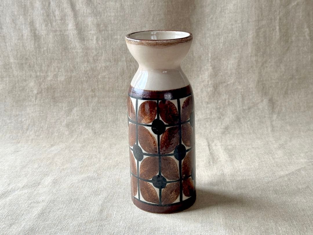 ARABIA vintage HLA フラワーベース(葉模様)