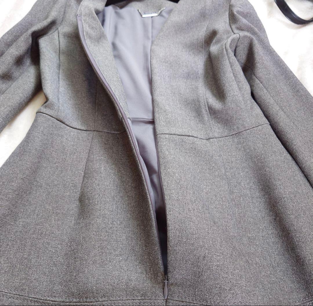 セルフォード前あきフレアワンピース