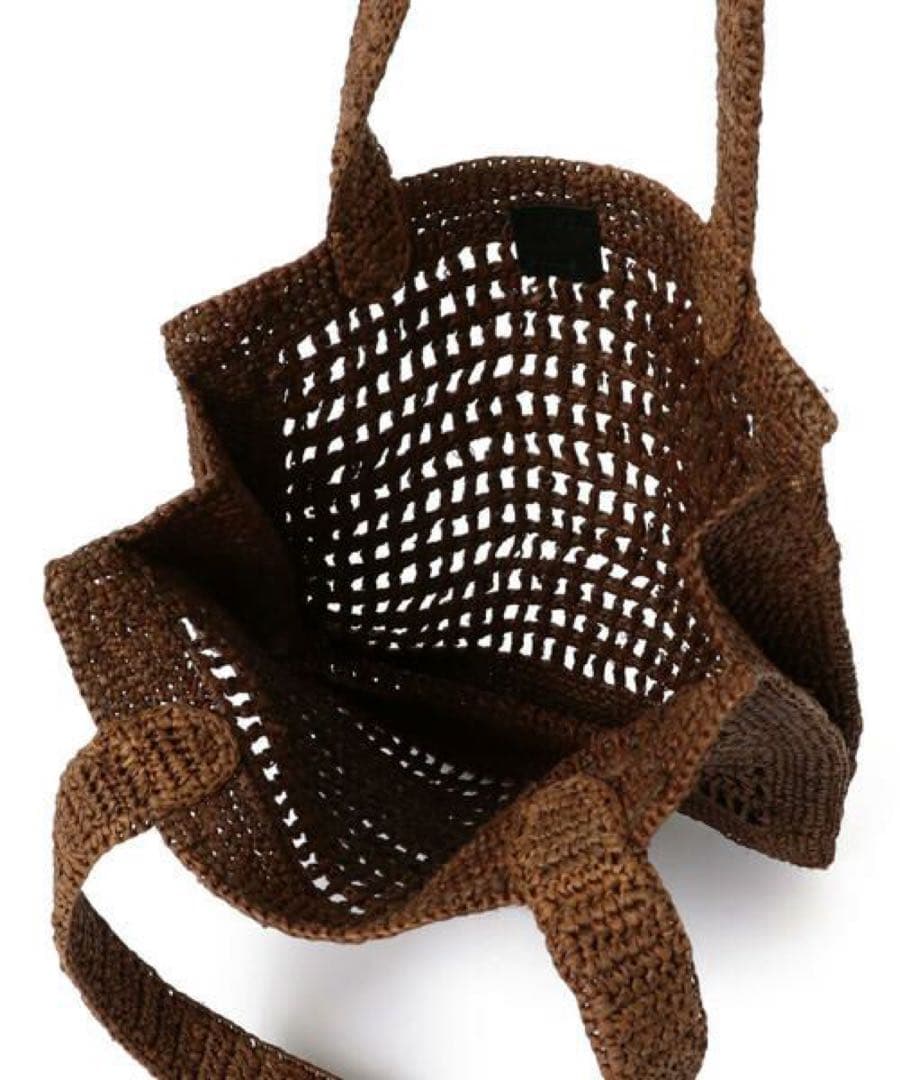 MAISON N.H PARIS【美品】ANNA タッセル付き ラフィアバッグ