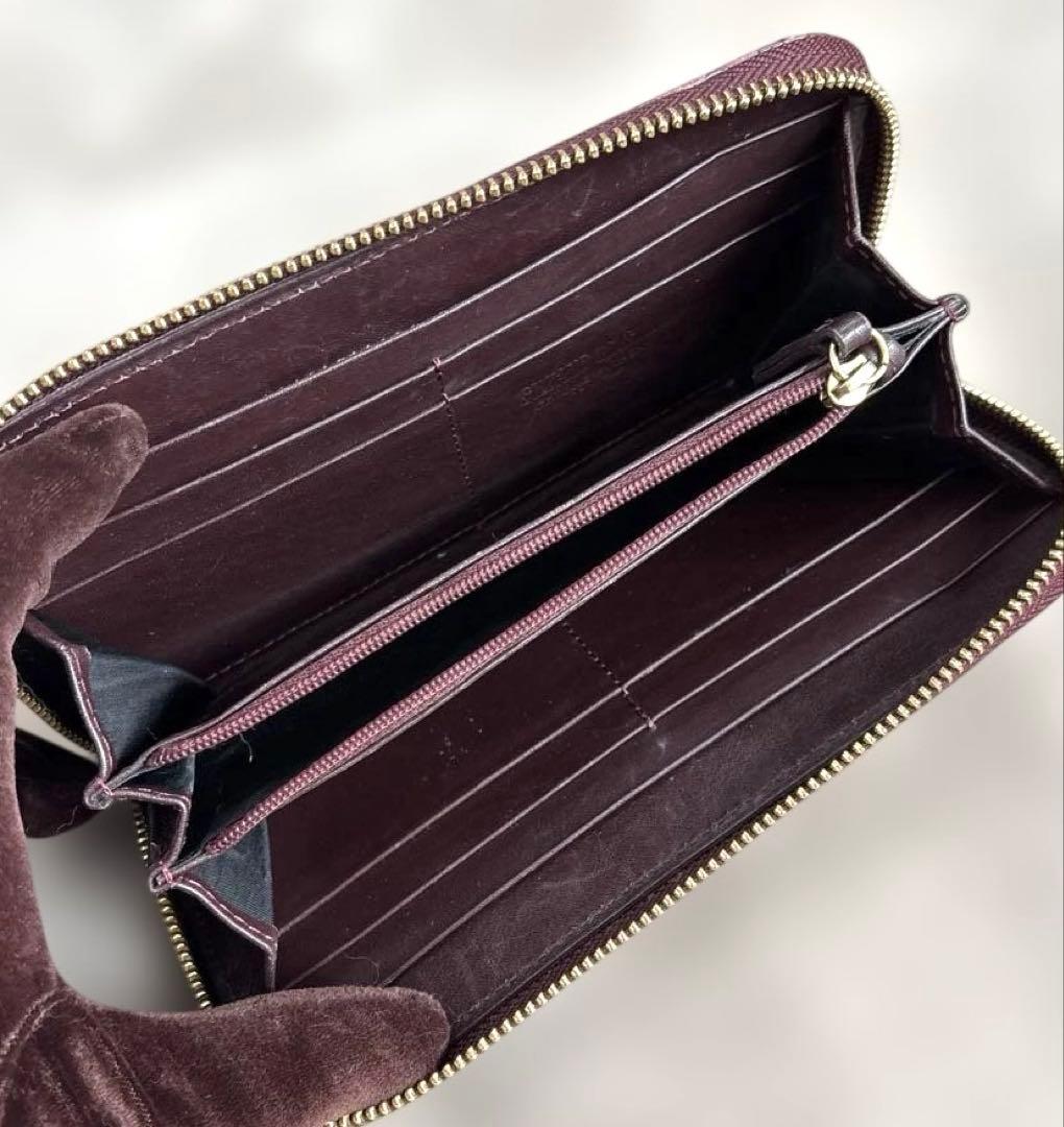 パイソンハンドバッグ ＆ウォレット　グレージュ×ピンキッシュパープル　2セット