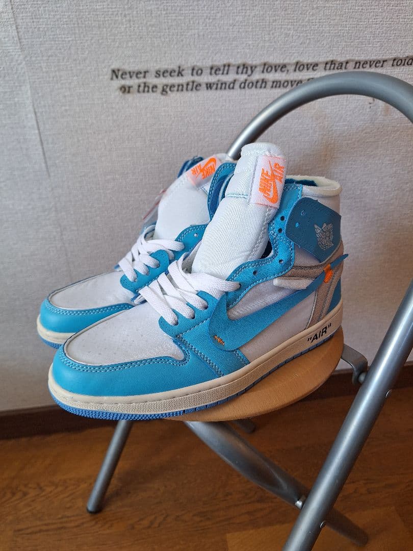ふみOff-White × Nike Air Jordan 1 UNC