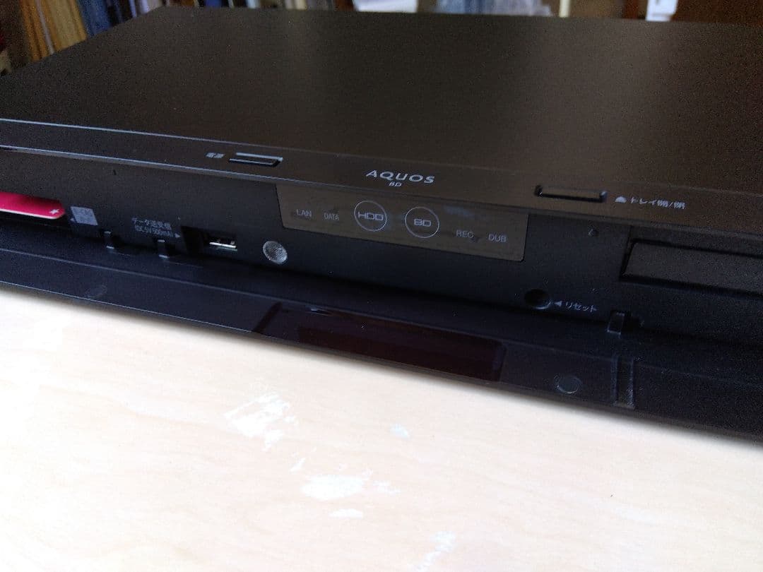 AQUOSブルーレイレコーダBD-NW510　純正リモコン付　動作品