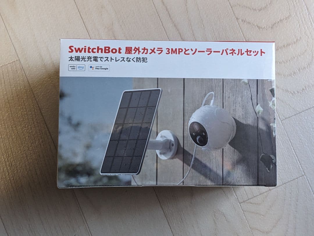 【新品・未使用】SwitchBot 屋外カメラ3MPとソーラーパネルセット