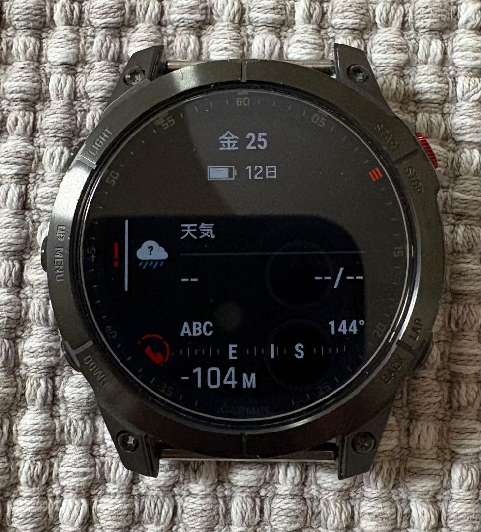 GARMIN EPIX SAPPHIRE CARBON GRAY 2個ベルト付き