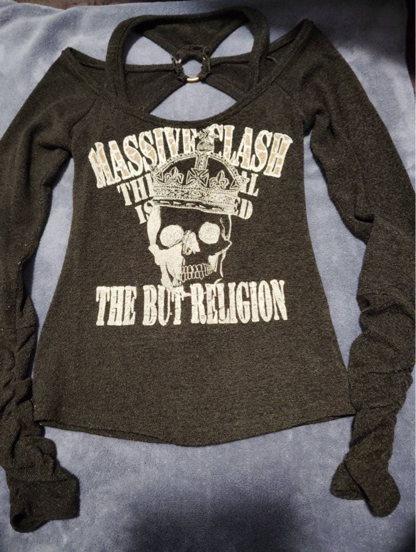 d.i.a スカルプリントロングTシャツ