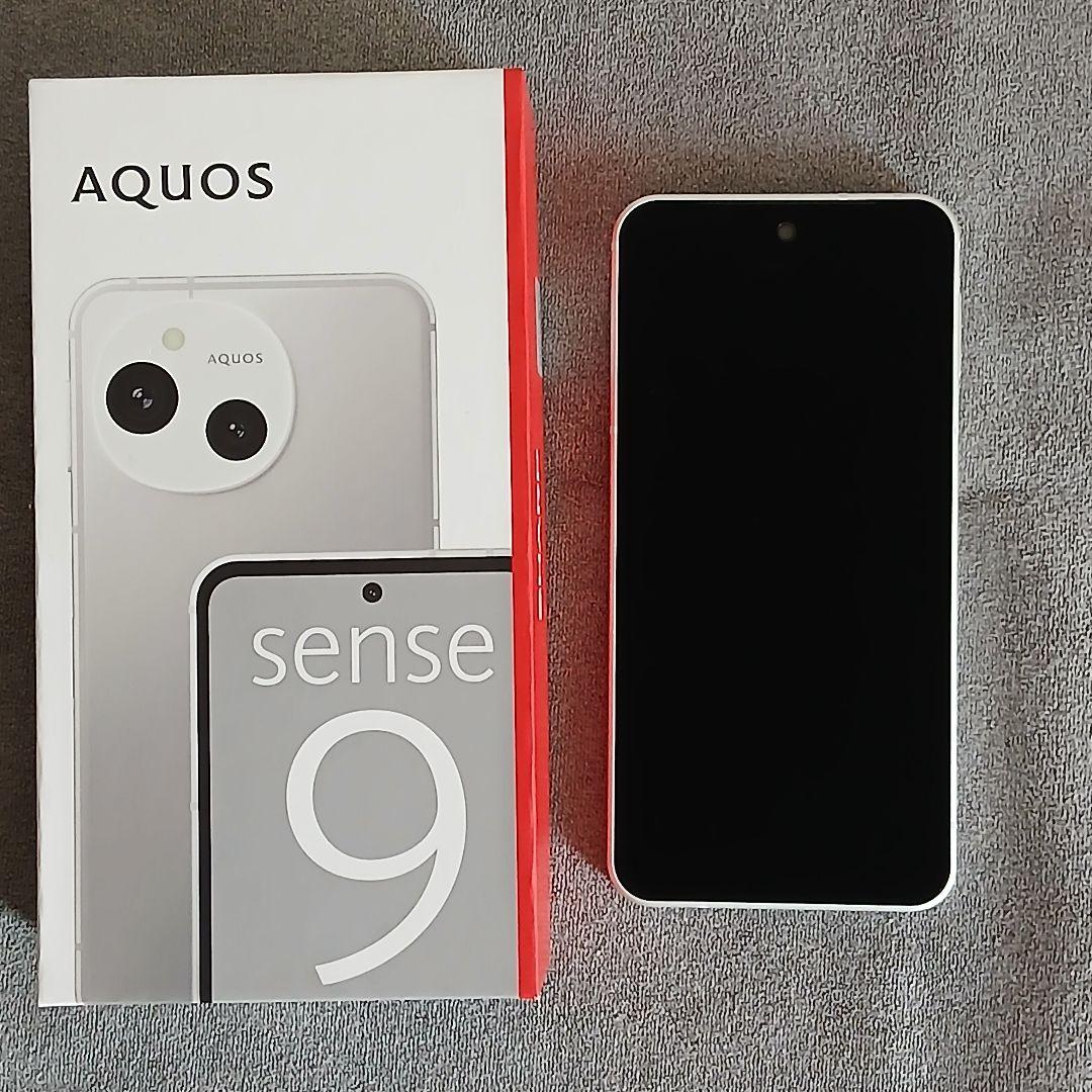 「中古品」AQUOS sense9 256GB ホワイト SIMフリー