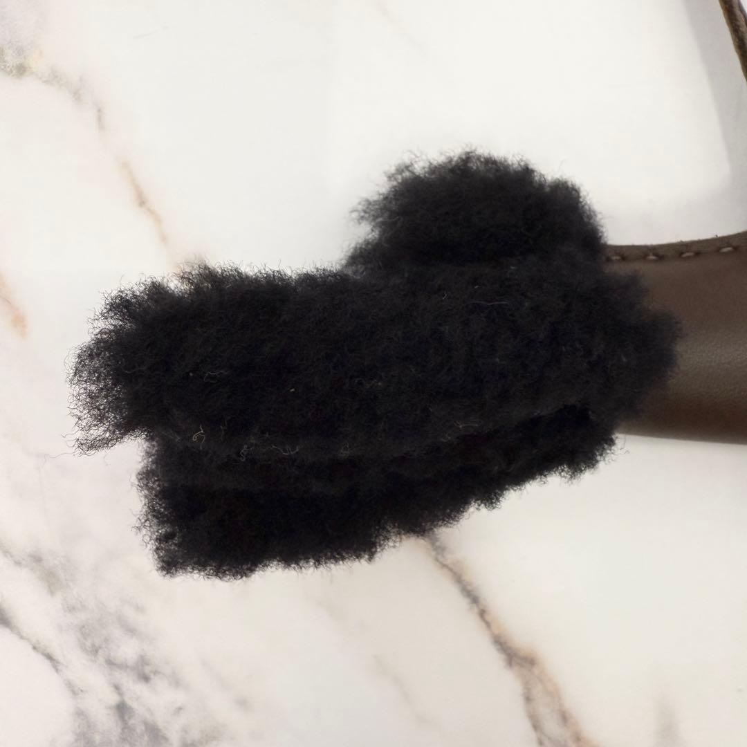 【新品未使用】エルメス バディ チャーム ブラック×ショコラ W刻印