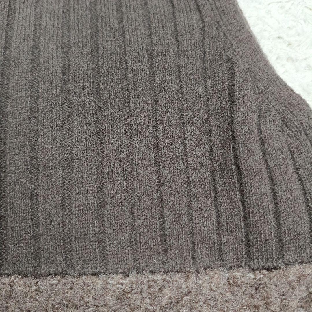 24AW美品✨パラスパレス現行　定価2.6万　ブークレニットベスト　切替