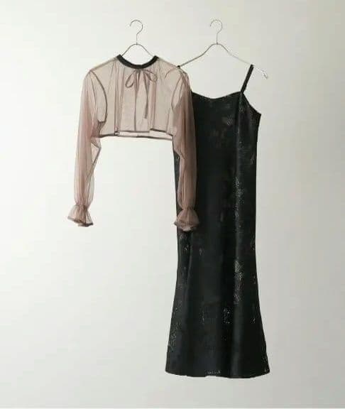 美品 etoll. エトル ボレロ キャミドレス M パーティー お呼ばれ