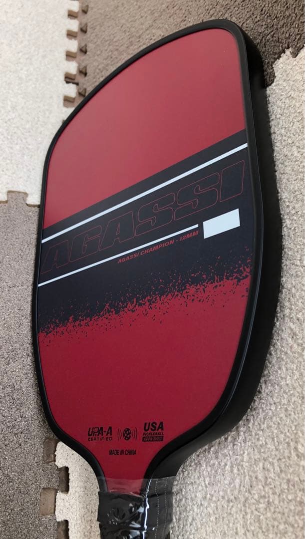 新品！！　アガシ チャンピオン 16mm ピックルボール　パドル　230g