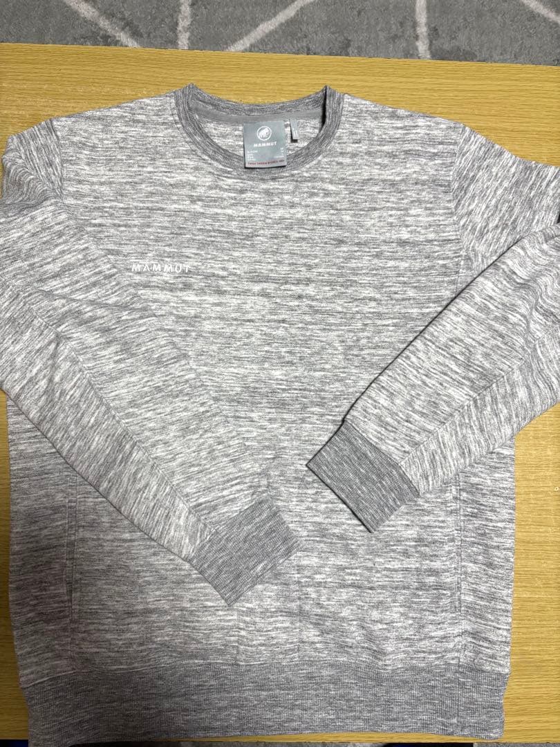 【美品】MAMMUT エッセンシャルミッドレイヤークルーネック　日本サイズL