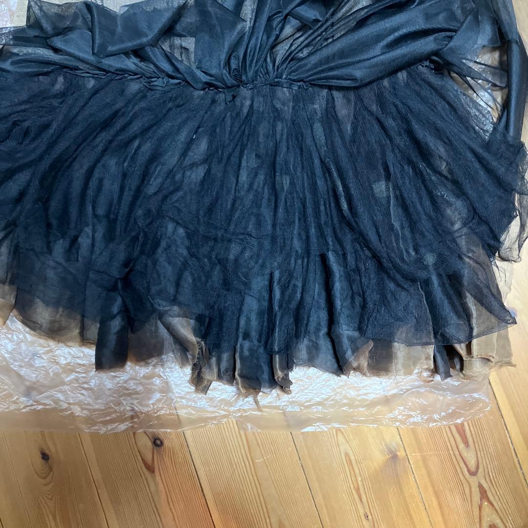 マルクルビアン　ティアードパワーネット　ノースリーブ　ジレ　トップス48