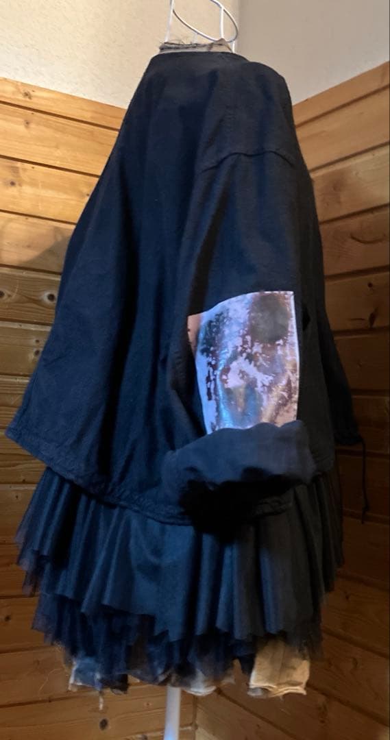 マルクルビアン　ティアードパワーネット　ノースリーブ　ジレ　トップス48