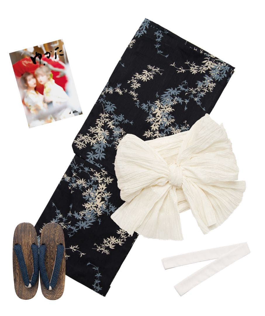 dita 浴衣　セット　如月の萩ながれ