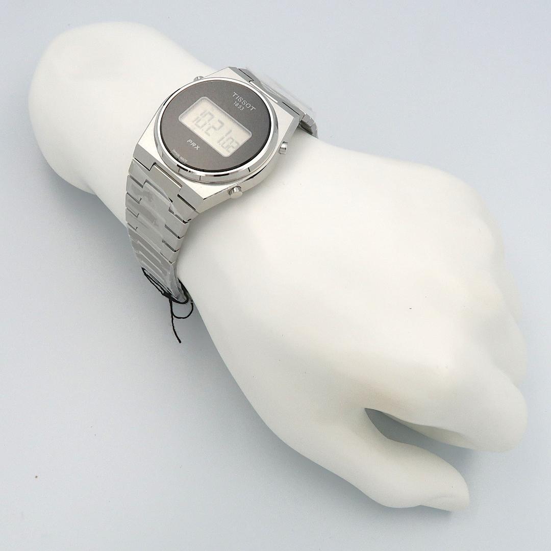 TISSOT ティソ　PRX Digital　デジタル　シルバー＆ブラック