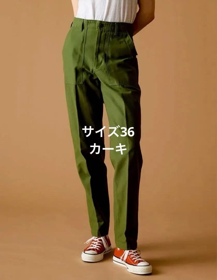 THE SHINZONE ベイカーパンツ　カーキ　36