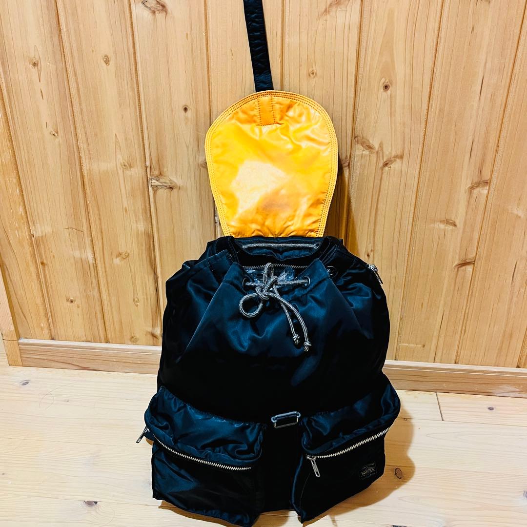 美品　ポータータンカー　巾着　リュック　バッグパック