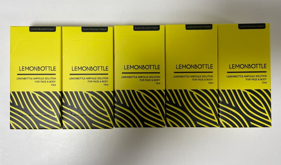 韓国で話題レモンボトル　10ml 5本 ホームケアキットプレゼント