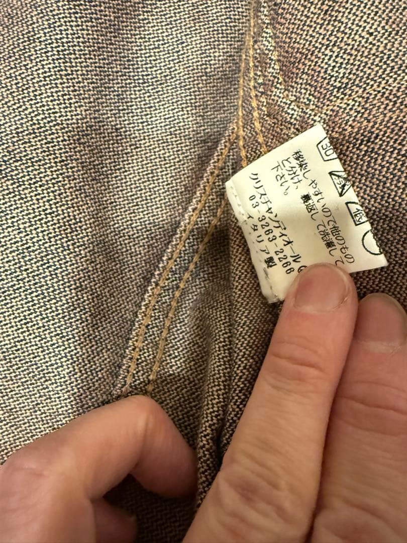 dior homme 05aw 赤錆　デニムジャケット　エディ