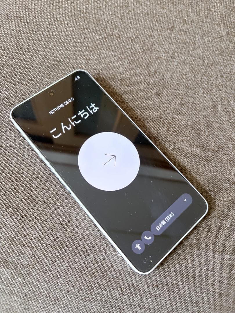 Nothing Phone 3a 8+128GB SIMフリー・ホワイト・美品