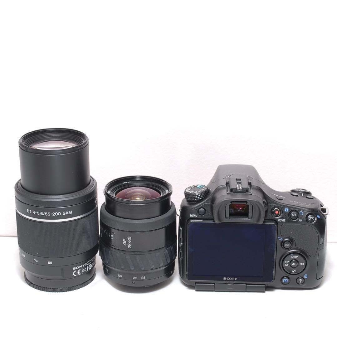 ✨一眼レフデビューにおすすめ✨SONY α65✨ダブルレンズ✨自撮りもできます✨