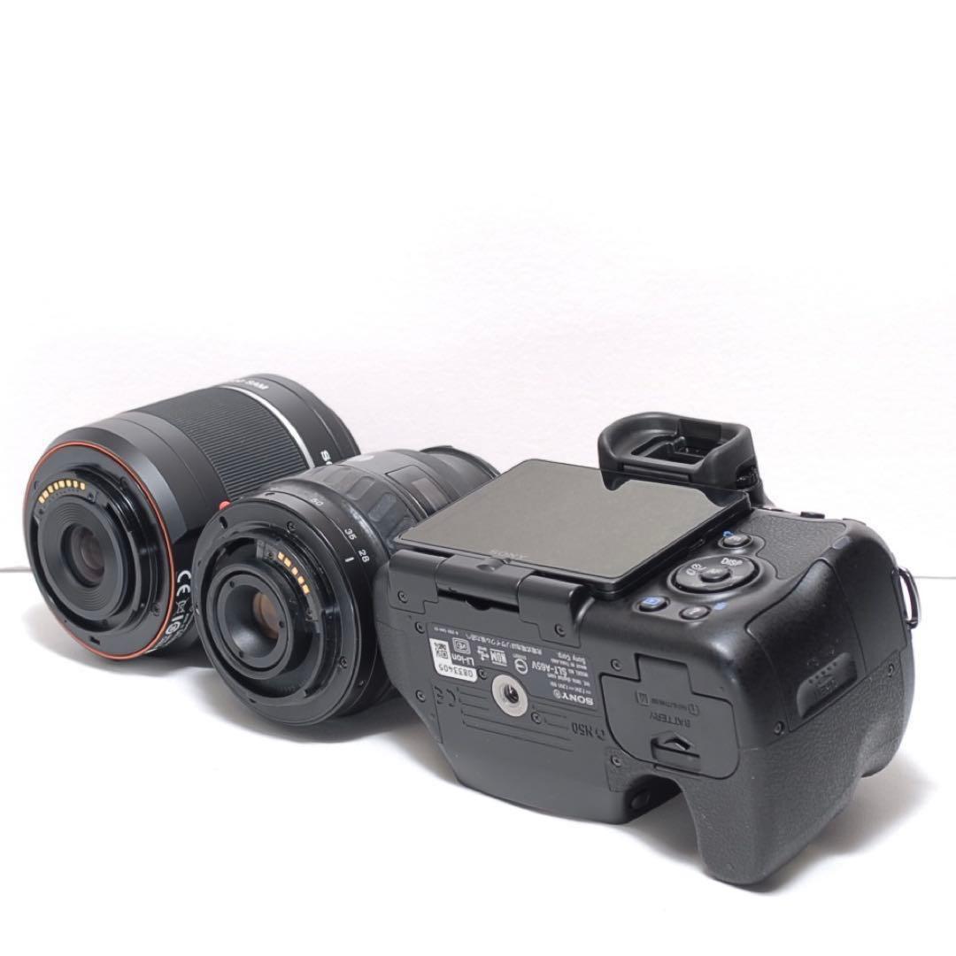 ✨一眼レフデビューにおすすめ✨SONY α65✨ダブルレンズ✨自撮りもできます✨