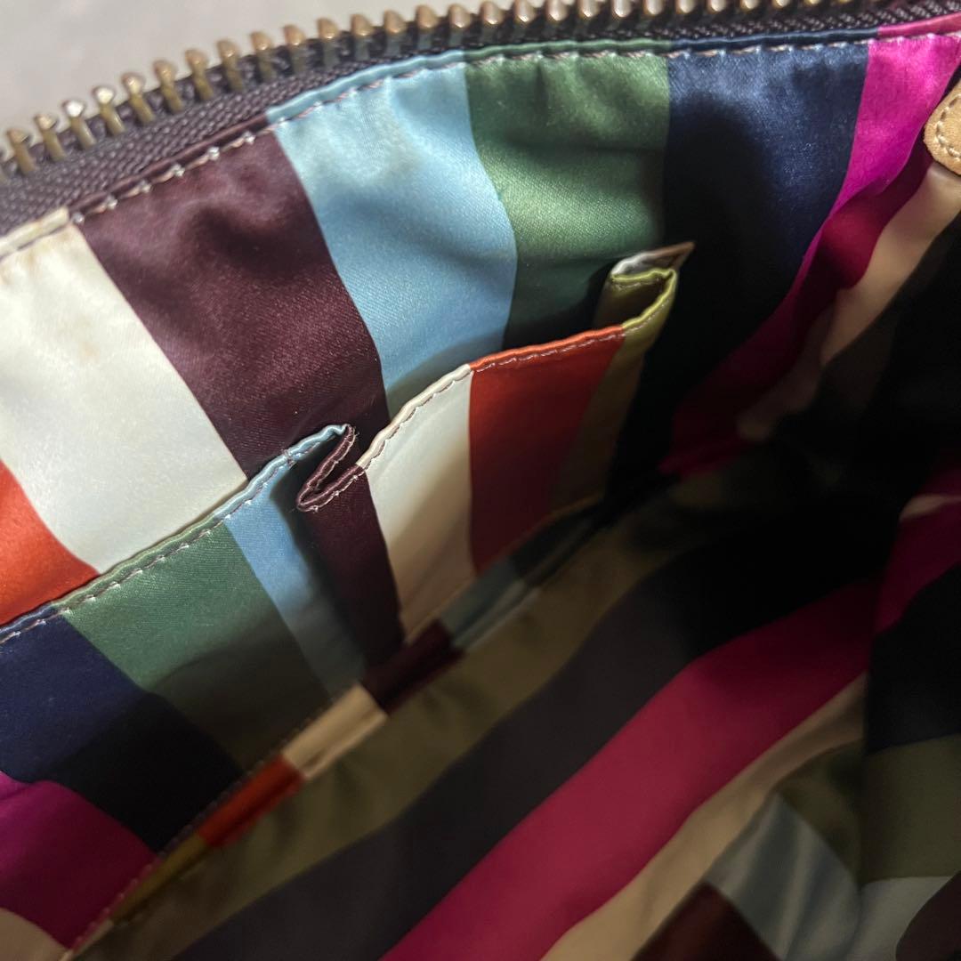 COACH 65th Legacy bag バッグ レザー ハンド ターンロック