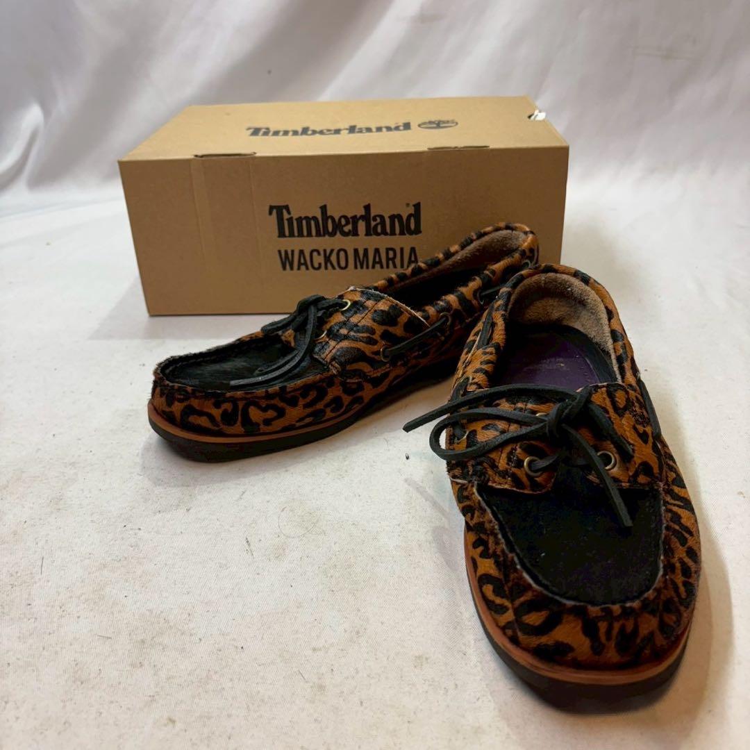 wackomaria timberland コラボ ボートシューズ ハラコ　箱付