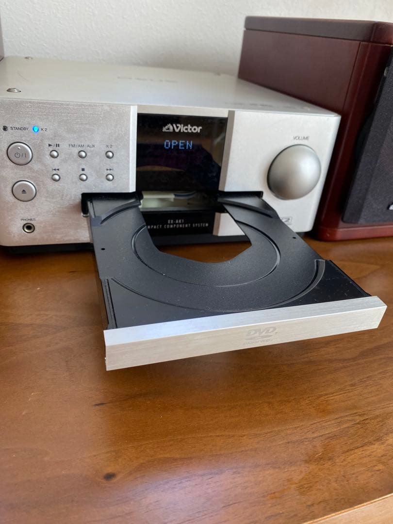 【美品】Victor EX-AK1 ウッドコーンコンポ K2搭載 ビクター