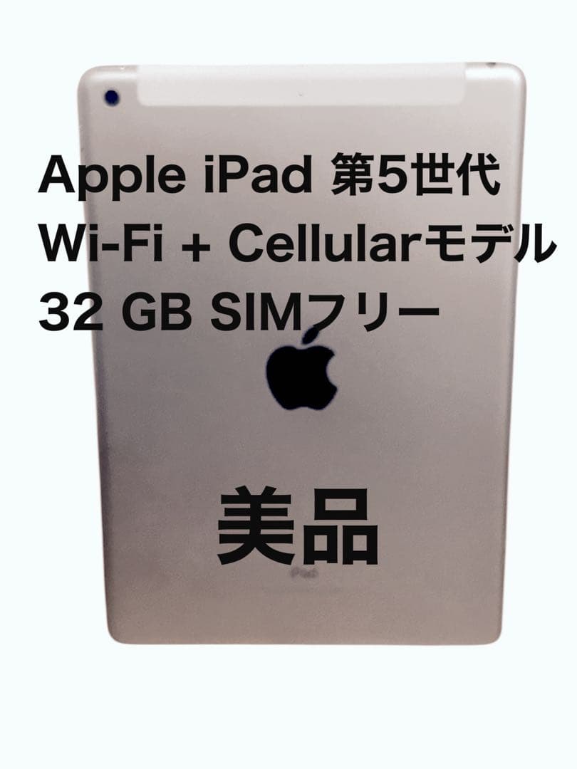 Apple iPad 第5世代 Wi-Fi + Cellular 美品