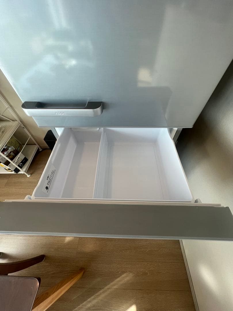 【最終値下げ】アクア　AQR-36J シルバー フレンチドア冷凍庫