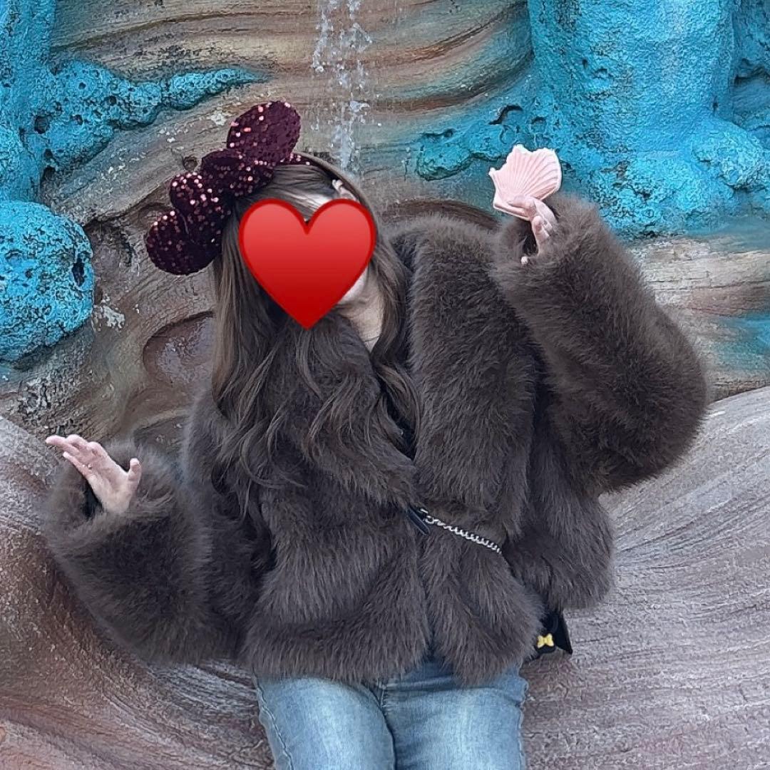 美品 ZARA ショートフェイクファーコート M ブルゾン アウター ブラウン