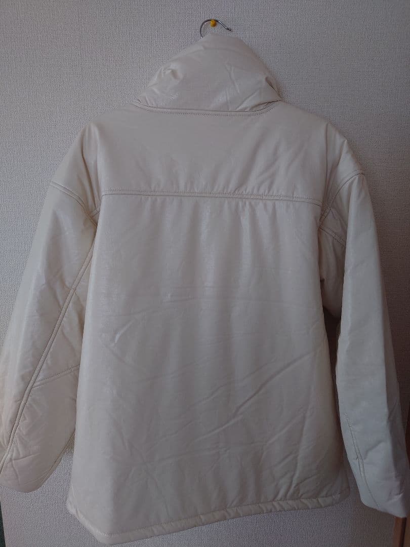 ヤマダヤ　FIKA　フェイクレザーアウター　中綿ブルゾン