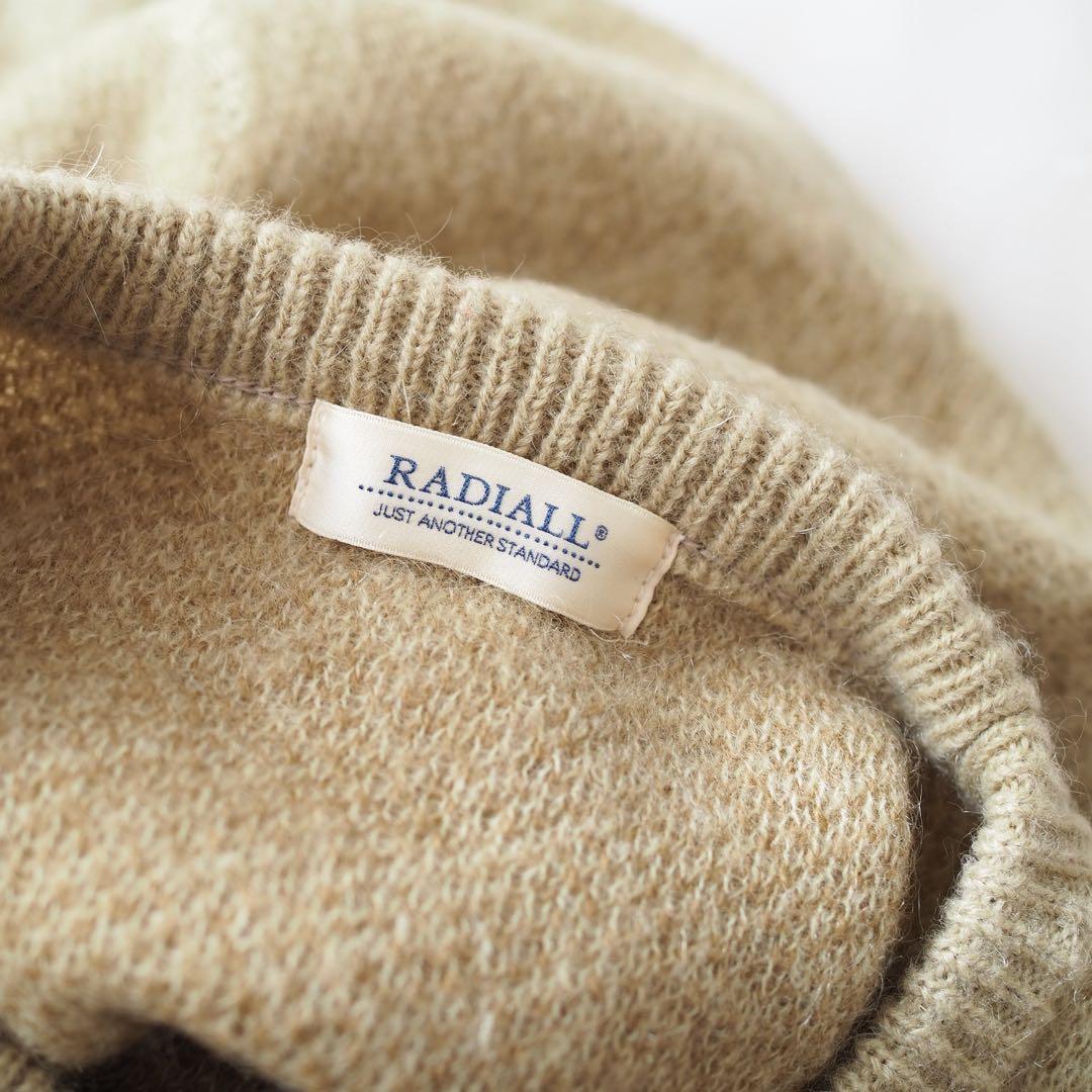 トップス 17AW/RADIALL/FIRE PATTERN/MOHAIR KNIT/L