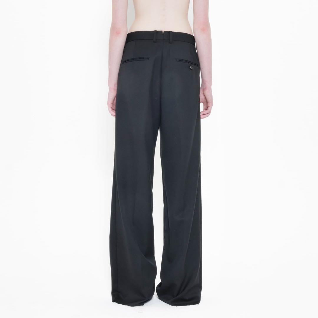 パンツ dressedundressed 23ss black trousers