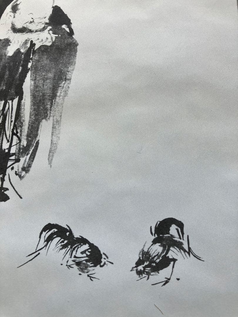 掛け軸 宮本武蔵 書画名品選 三幅対 枯木鳴鵙図・紅梅鳩図・布袋観闘鶏図