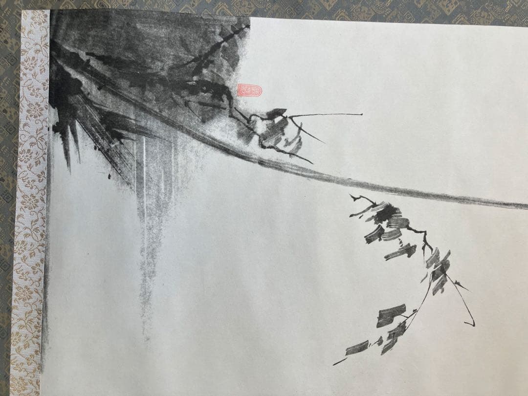 掛け軸 宮本武蔵 書画名品選 三幅対 枯木鳴鵙図・紅梅鳩図・布袋観闘鶏図