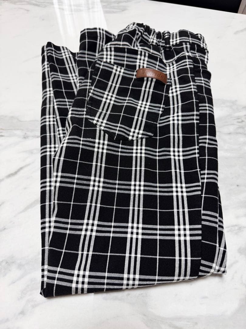 BELINDA チェック柄スーツセットアップ スラックス