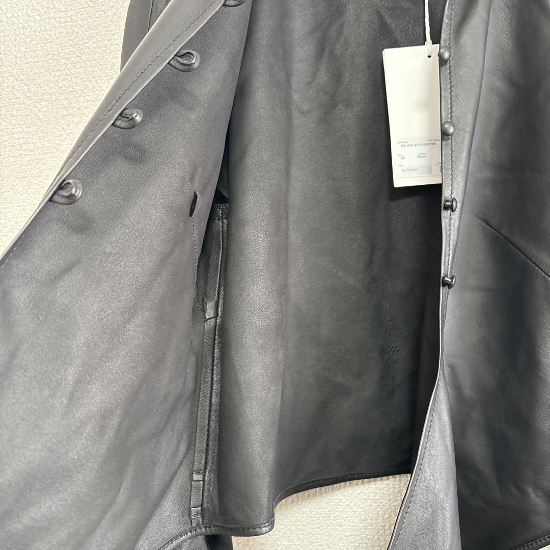 M*i様 Acne Studios レディース 本革レザージャケット 黒 ショー