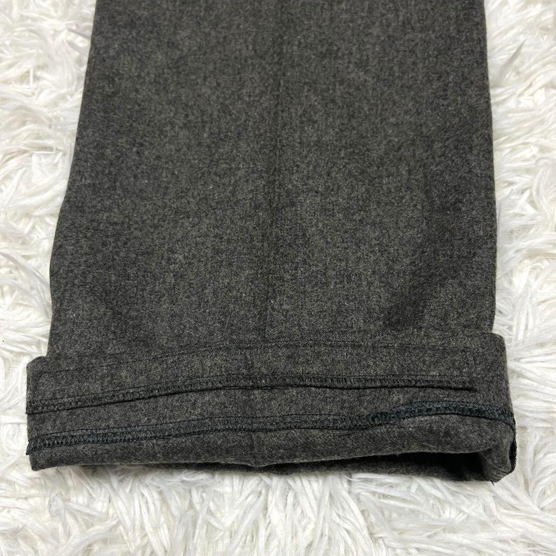 美品✨ラルフローレン イタリア製 フランネル スラックス パンツ グレーLサイズ