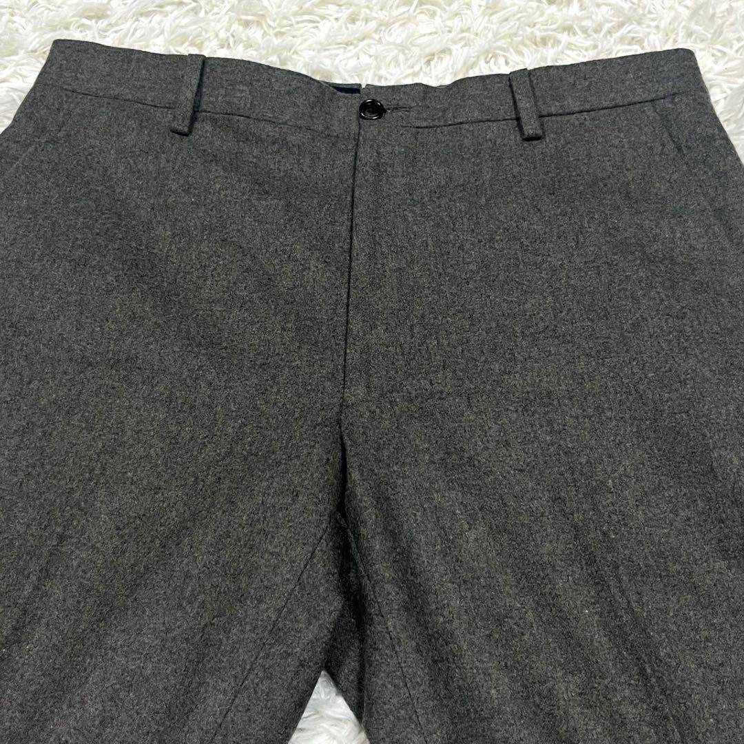 美品✨ラルフローレン イタリア製 フランネル スラックス パンツ グレーLサイズ