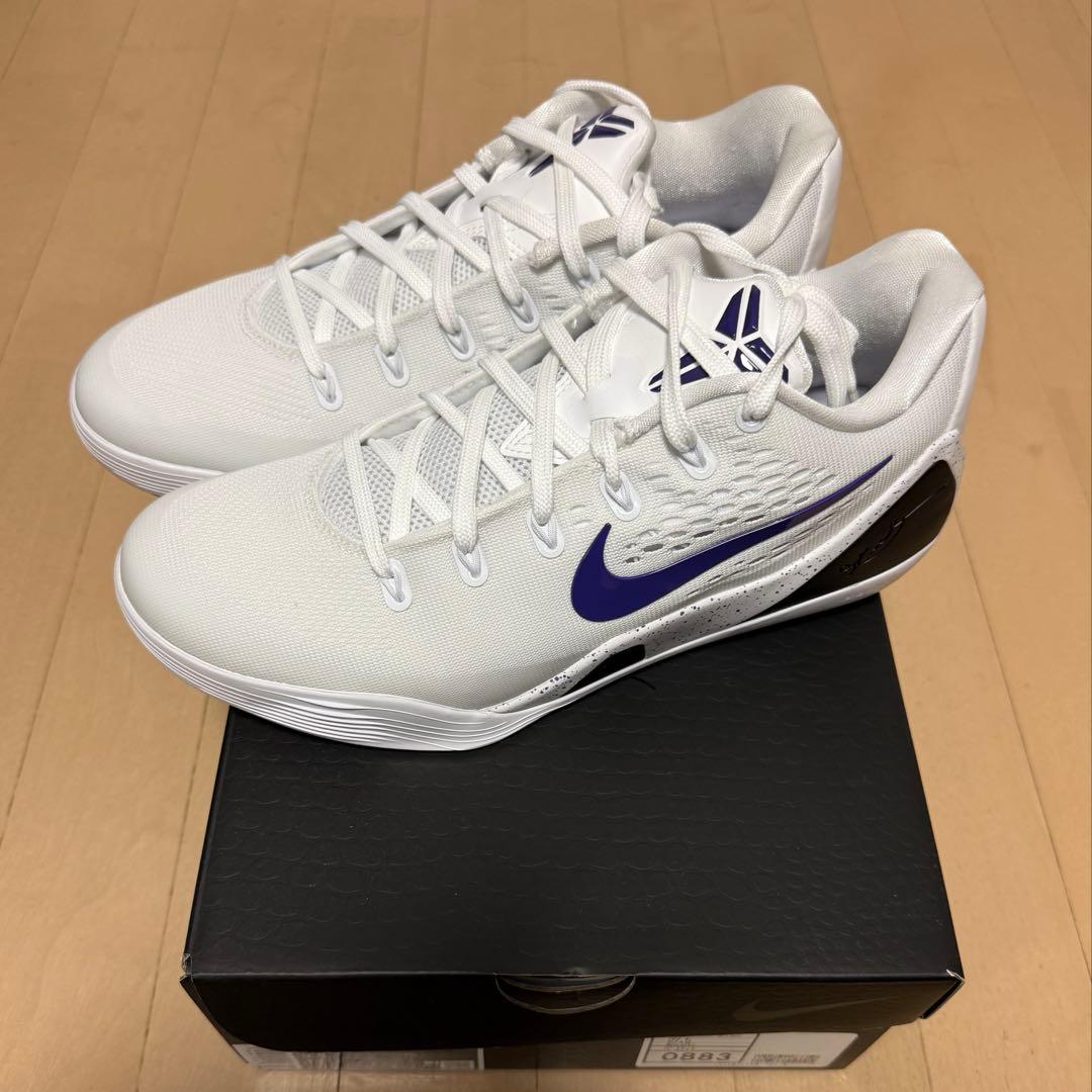 Nike KOBE9 Low 27.5cm ホワイトパープル