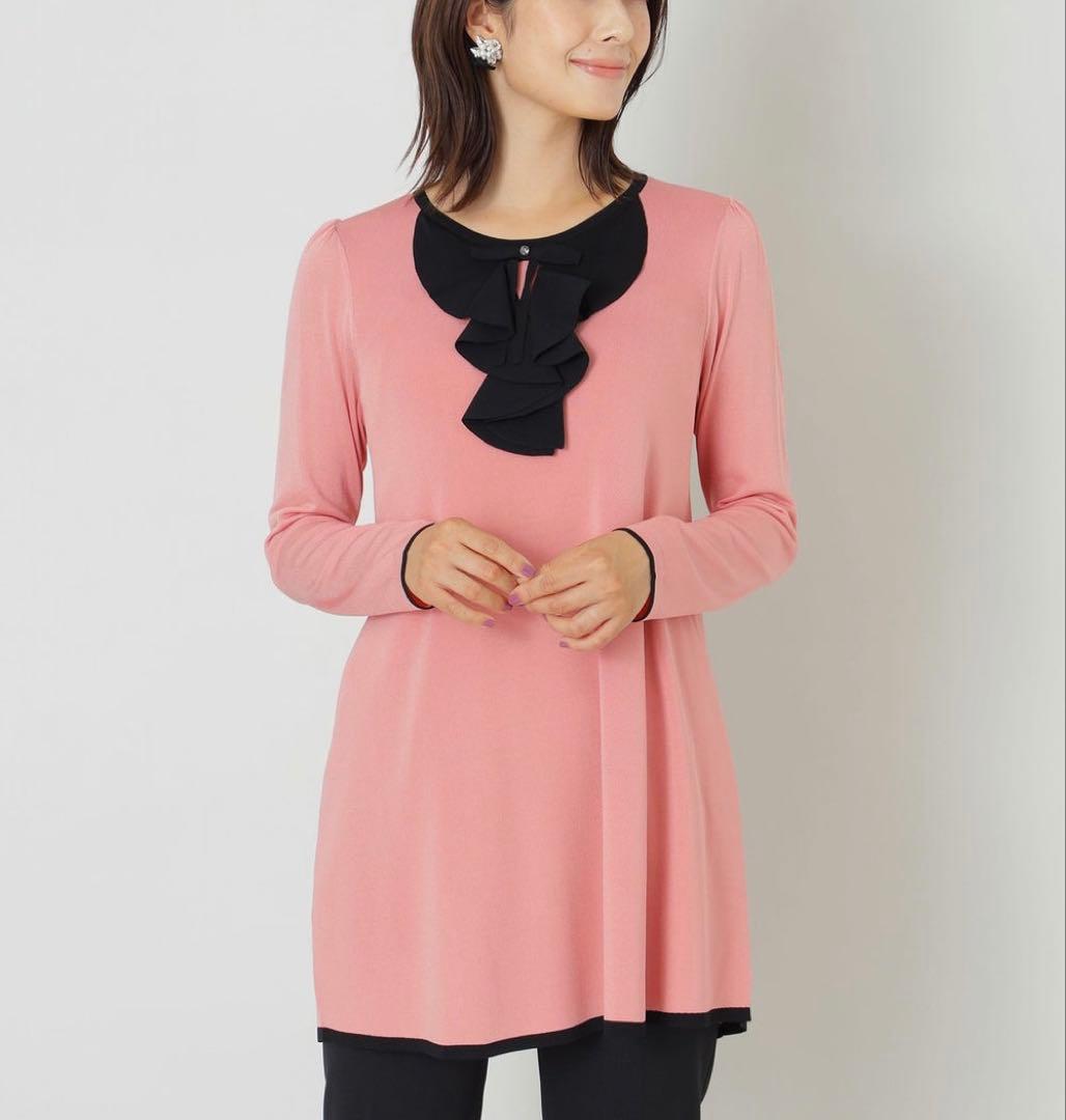 新品✨トゥービーシック 20周年アニバーサリー レーヨンナイロンニットチュニック