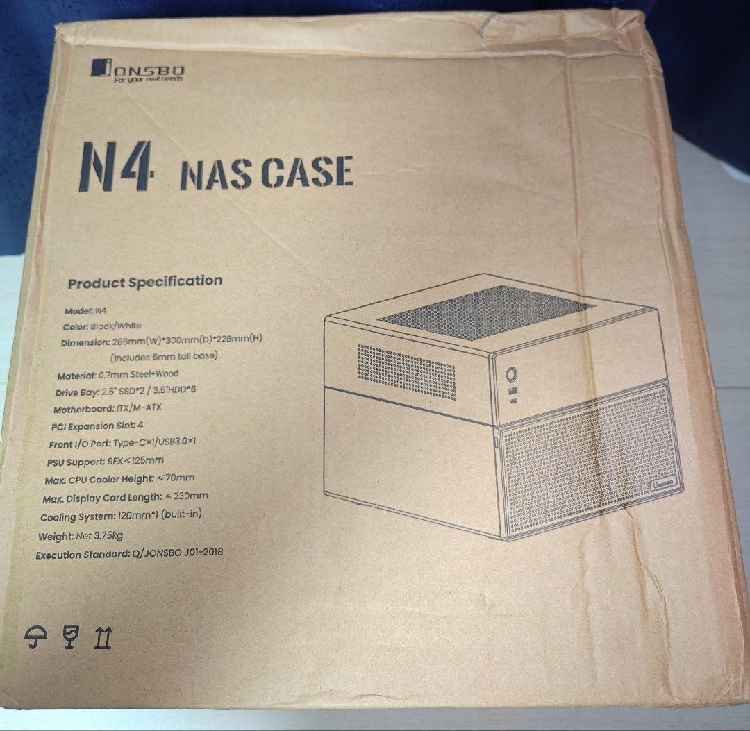 【ジャンク】JONSBO N4 NAS向けケース ホワイト