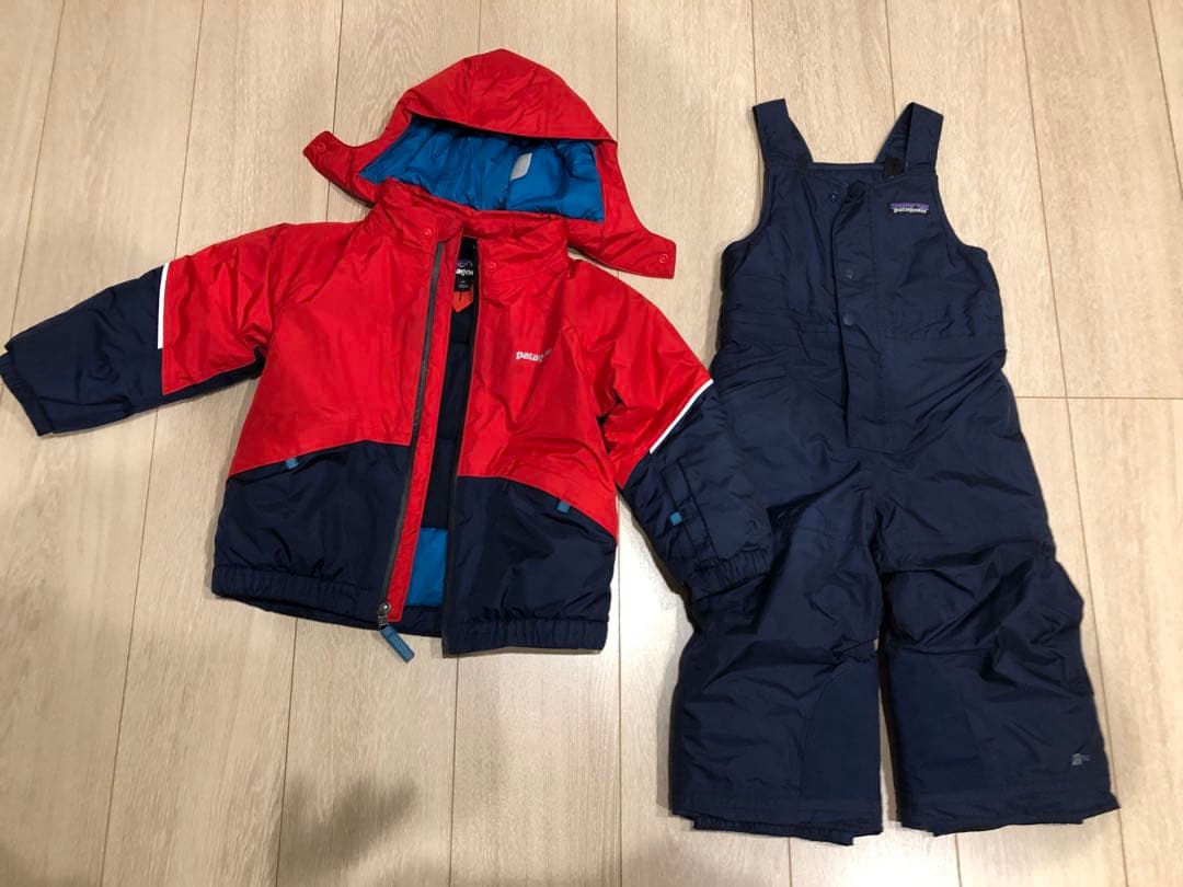 パタゴニア キッズ スノーウェア 上下セット 2T
