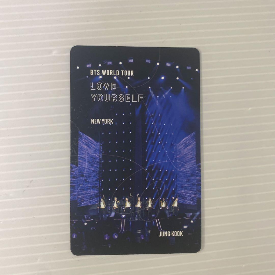 BTS LoveYourself NEWYORK ジョングク　トレカ
