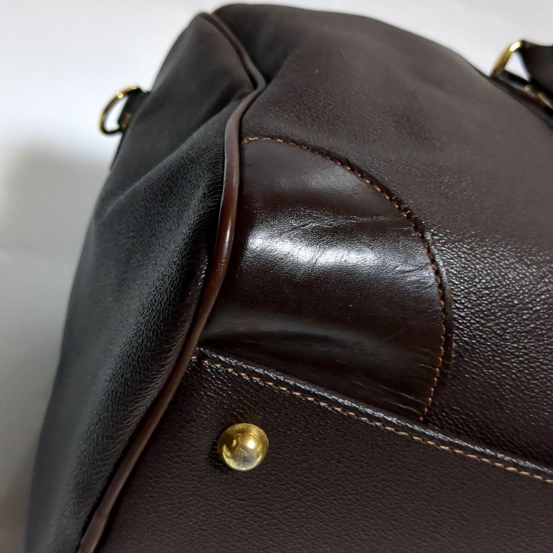 ✨美品✨BURBERRY GOLF ボストンバッグ ロゴ ノバチェック ブラウン