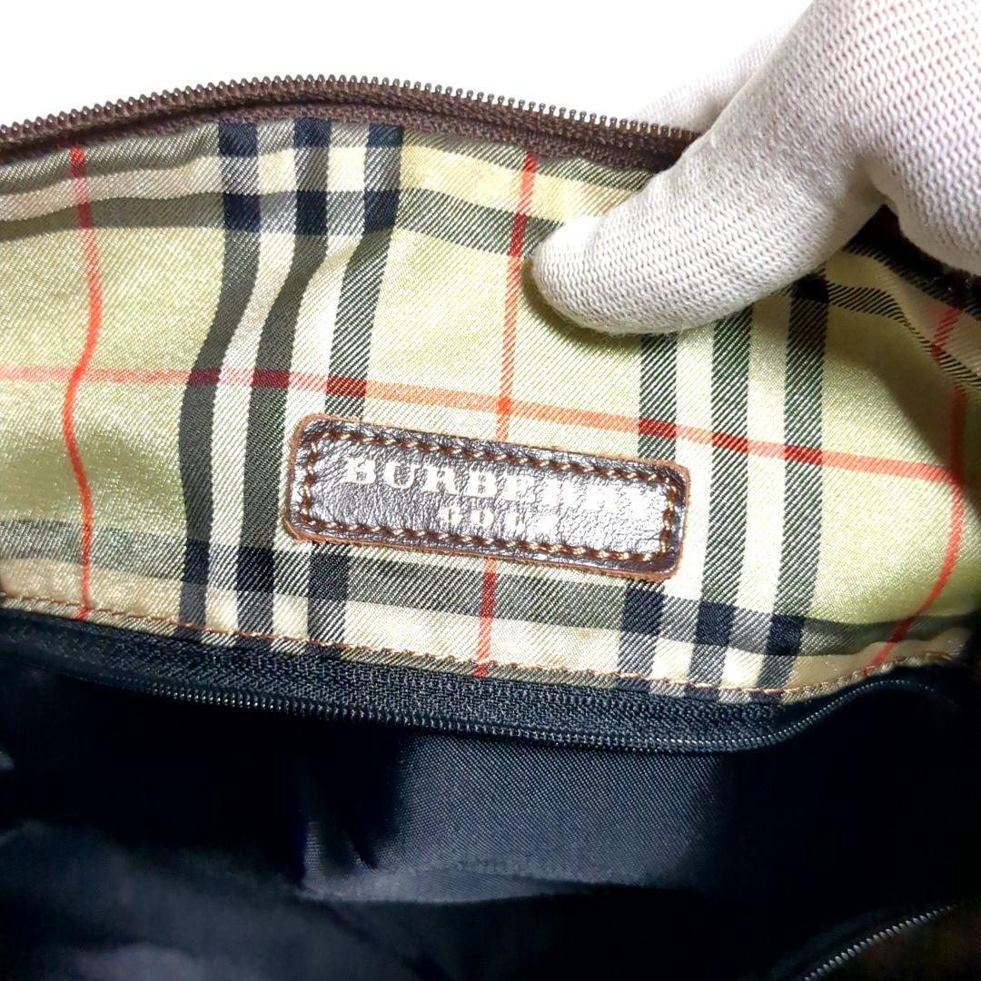 ✨美品✨BURBERRY GOLF ボストンバッグ ロゴ ノバチェック ブラウン